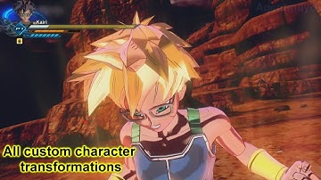 Dragon ball xenoverse 2- All custom character transformations