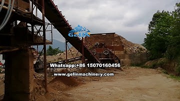 Rock cassiterite mining crusher plant