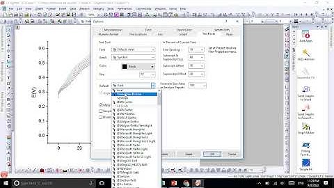 How to set Times New Roman or any other font style in Origin Lab by default