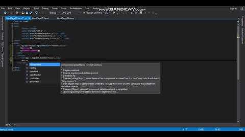 Visual Studio Angular Tutorial 5-ng-app and ng-controller(Angular For Beginners)