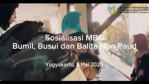 RAPAT SOSIALISASI MAKAN BERGIZI GRATIS (MBG) BAGI IBU HAMIL, IBU MENYUSUI DAN BALITA NON PAUD
