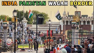 भारत पाकिस्तान अटारी बॉर्डर 🇮🇳/🇵🇰| Attari Wagah Border Beating Retreat Ceremony