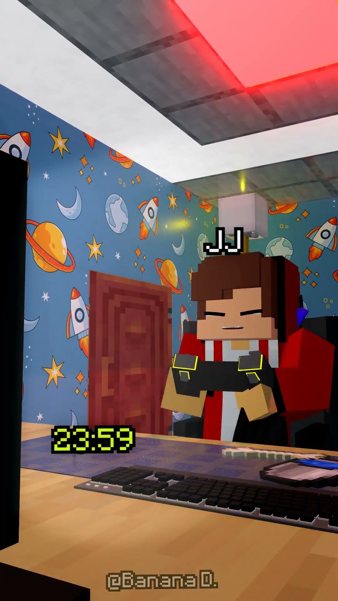 JJ vs JJ' sis playing GAME at Night ???