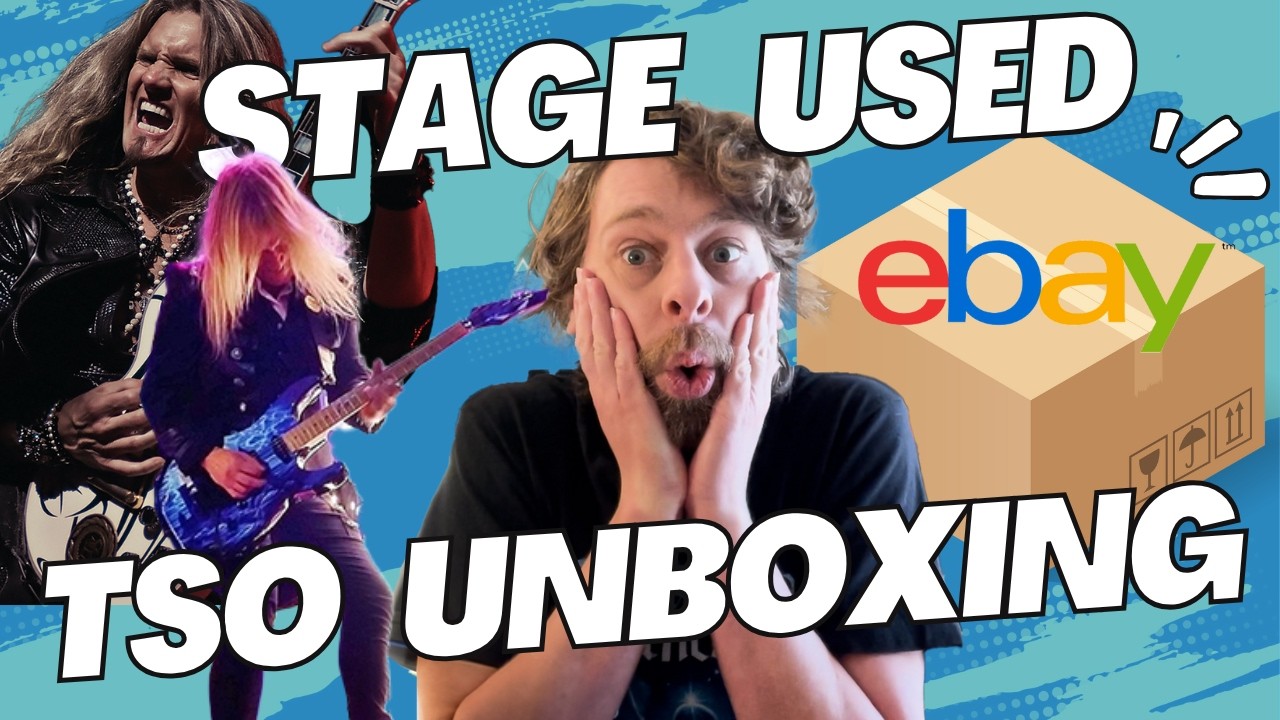 I Bought Rare TSO Stage-Used Memorabilia on eBay – Unboxing!