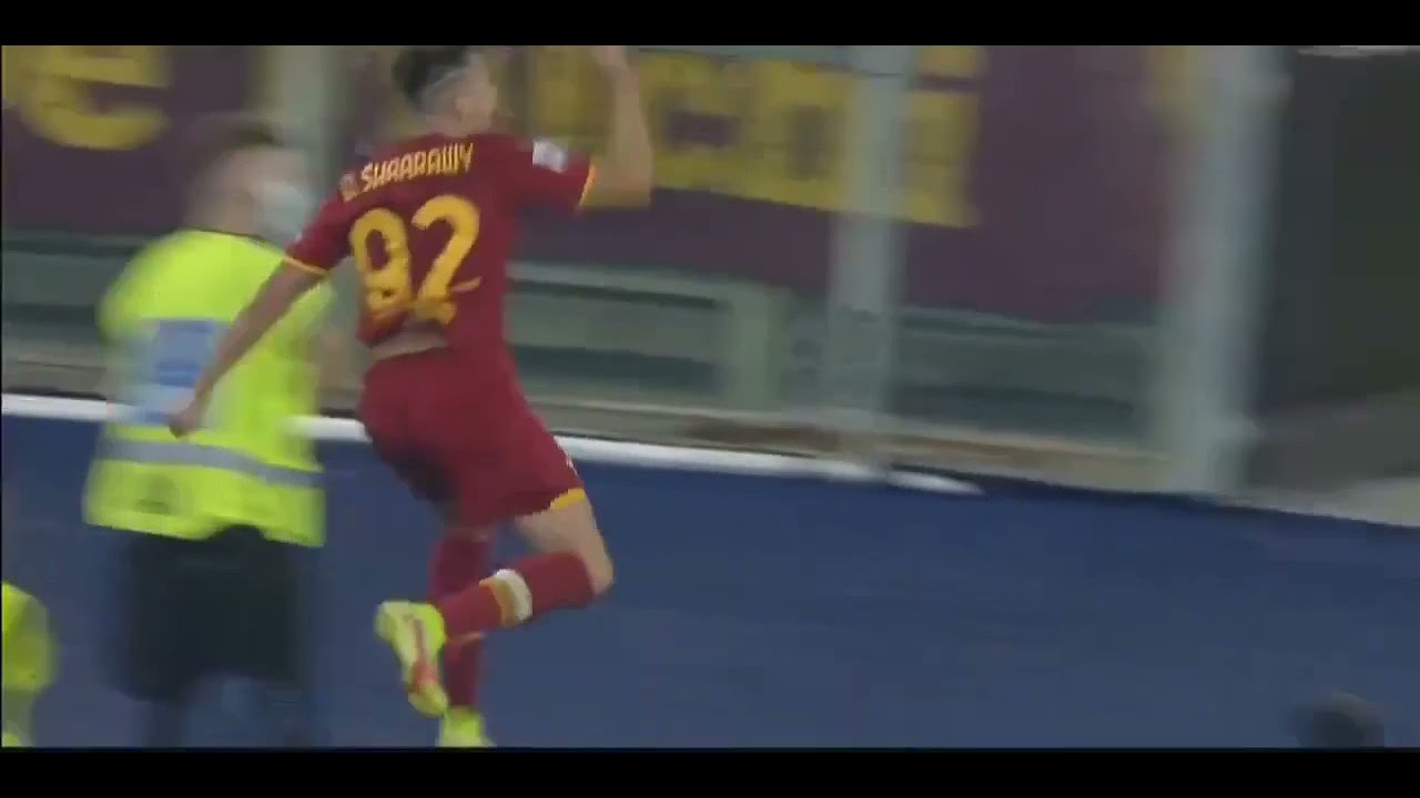 José Mourinho Classic Running Celebration (As Roma vs Sassualo)