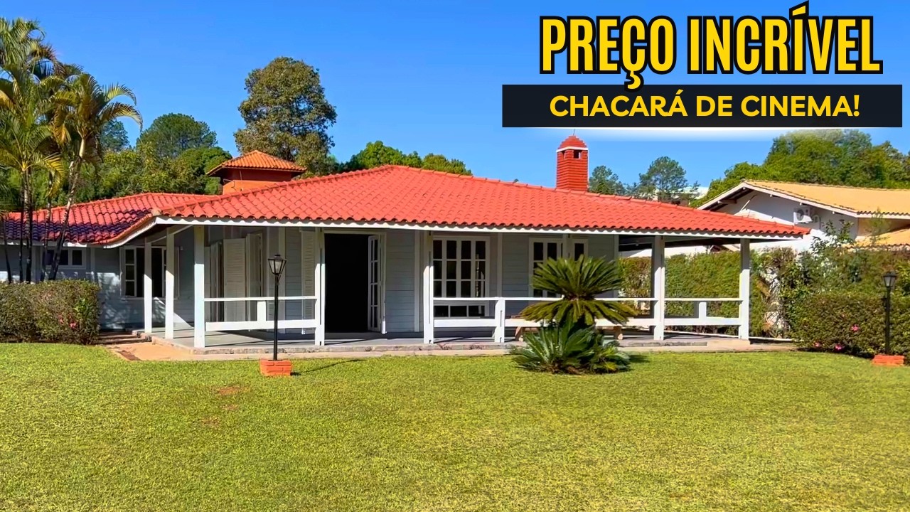 🚀 ESPETACULAR CHÁCARA TÉRREA com cara de casa de CINEMA no City Castelo em ITU