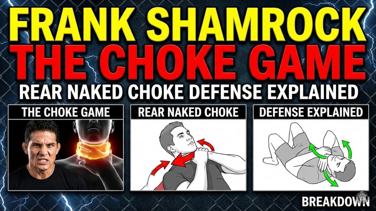 Фрэнк Шэмрок обучает технике удушения | Объяснение защиты от удушения сзади