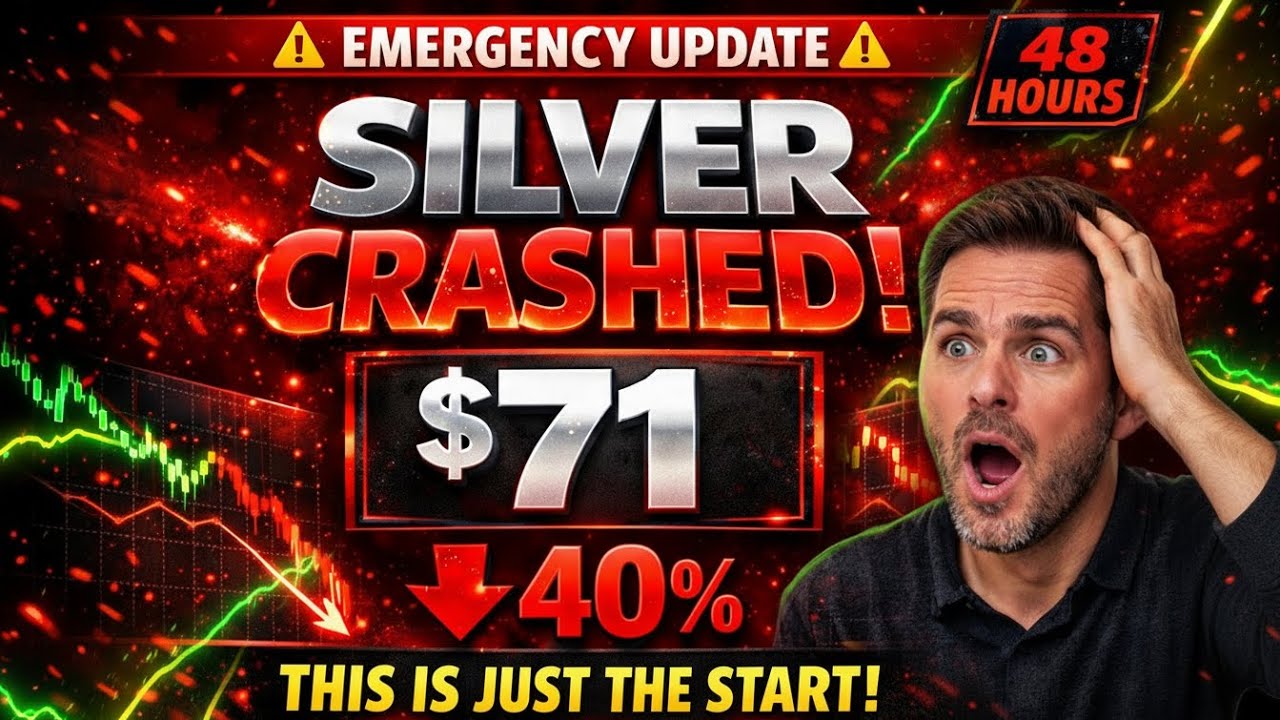 SILVER CRASHED TO $71! Emergency Market Update - What Happens Next?