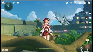 How To Unlock Puzzle(lit torch on small island) On minacous island- Genshin Impact screenshot 1