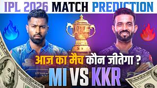 Mi vs KKR Match Prediction | kon jitega aaj ka match | IPL 2026 safety & awareness guide