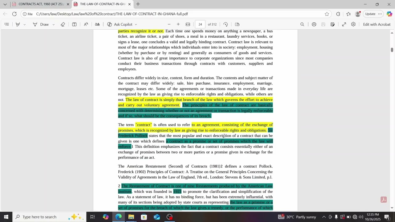 Договорное право в Гане | Кристин Доуона Введение Часть 1