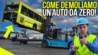 L’INCREDIBILE INGEGNERIA dietro il PROCESSO di DEMOLIZIONE e RECUPERO di un'AUTO!