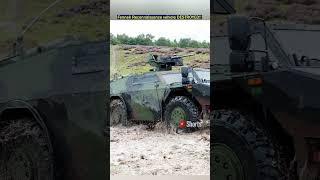 Ukrainian Army Advance Fennek Recon Vehicle Destroyed