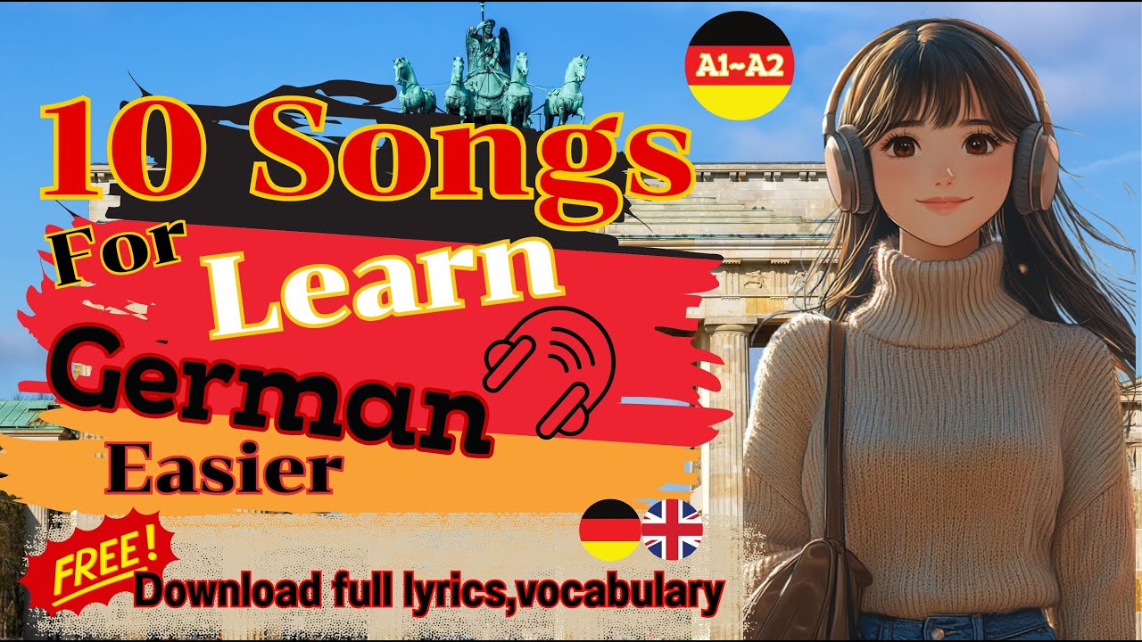 10 Chill German Songs for Everyday Life – A1–A2 | Learn German Through Music