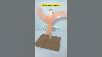 Free energy table fan #experiment #ytshort #tech