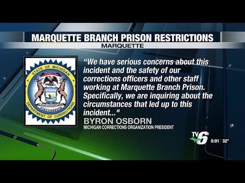 Marquette Branch Prison under restrictions after inmates start fires in cells