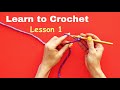 Crochet for beginners lesson 1