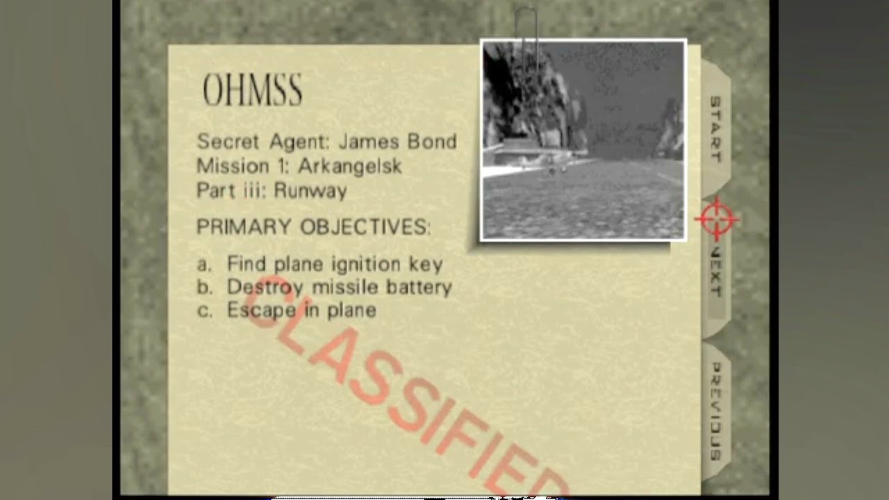 GoldenEye 007 | Runway | Secret Agent | Project 64 Emulator