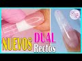 #11⭐Uñas de POLYGEL ENCAPSULADO y FRENCH con NUEVOS Moldes DUAL RECTOS / Paso a Paso /🤩CURSO GRATIS