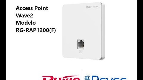ACCESS POINT RGRAP1200F MONTAJE EN PARED RUIJIE/REYEE