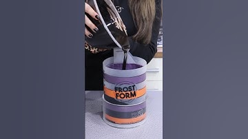 How to make a Striped Cake with Butter Ganache & Frost Form