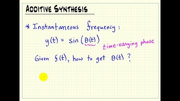 Additive Synthesis: Equation of a partial given its frequency and amplitude trajectories