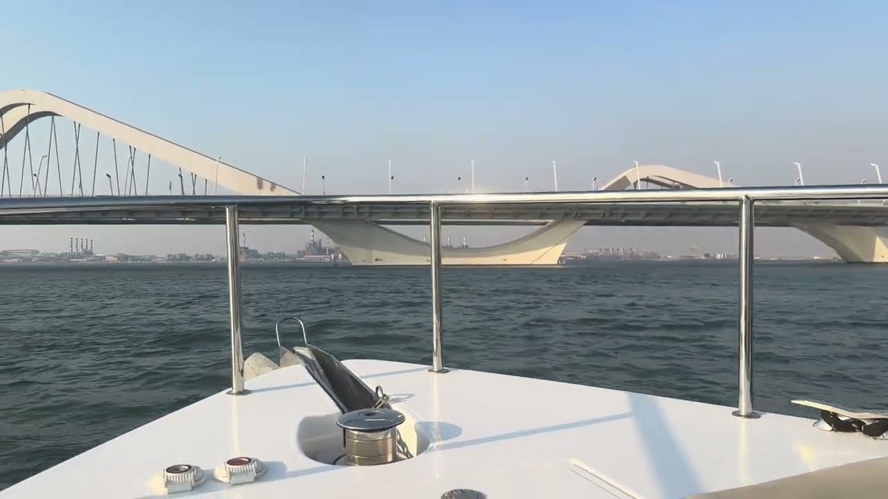 🌊 Experience Abu Dhabi’s Water Taxi Service | A Unique Way to Explore the City