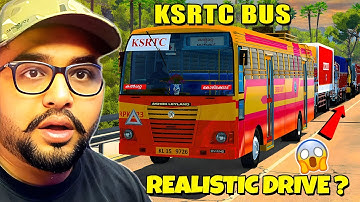 Full Speed KSRTC Ashok Leyland Bus - Can I Handle This? 😵🔥