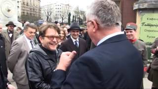 Prof. dr Vojislav Šešelj posetio snimanje serije \