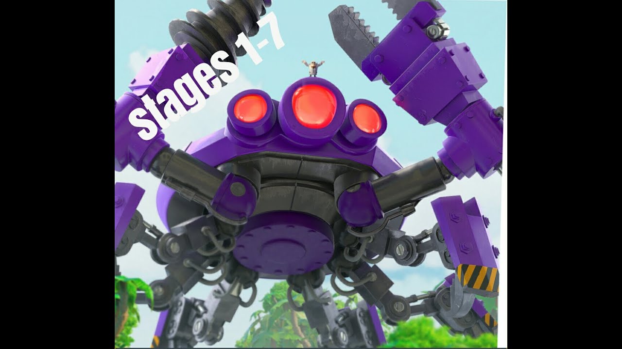 MEGA CRAB RISES stages 1-7