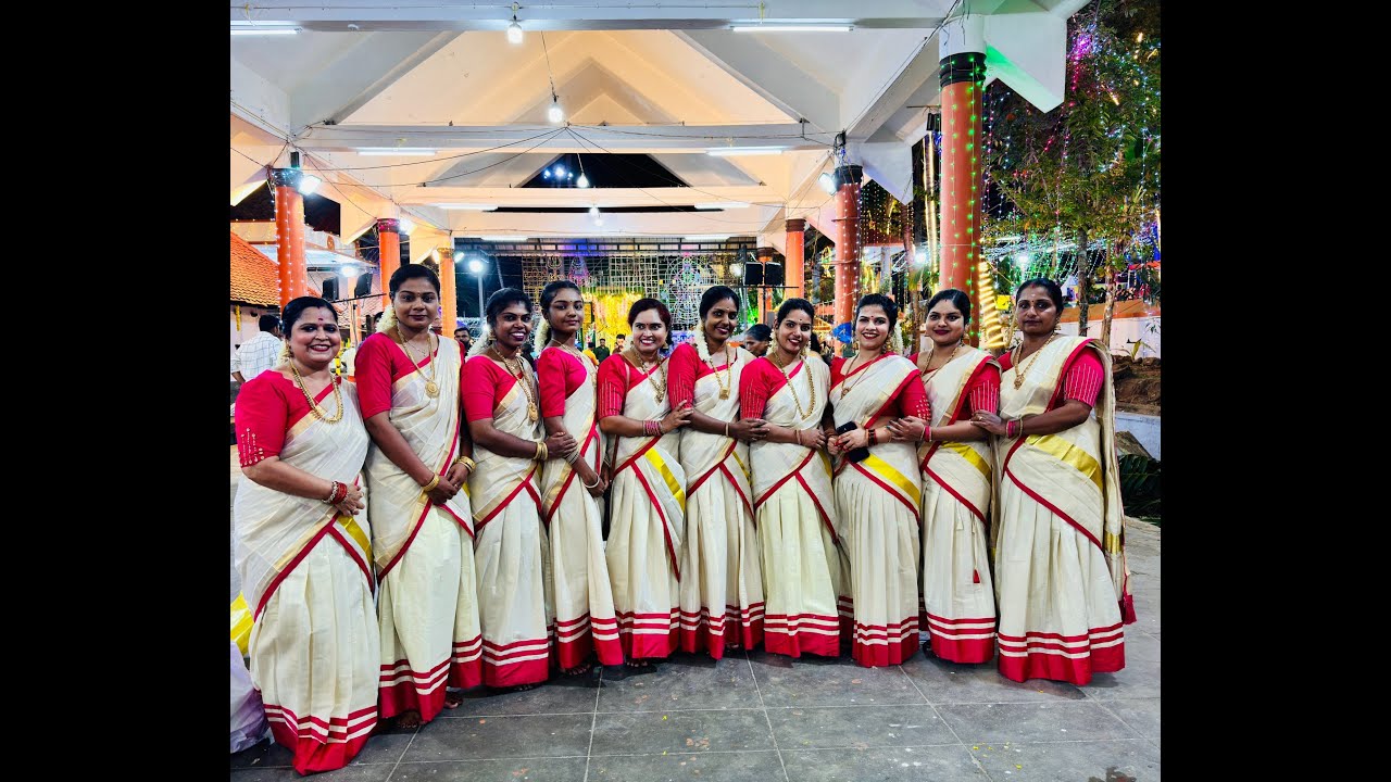 Fusion Thiruvathira by 'Sankhanadam' at Malayinkeezhu Sreekrishnaswamy temple #thiruvathira