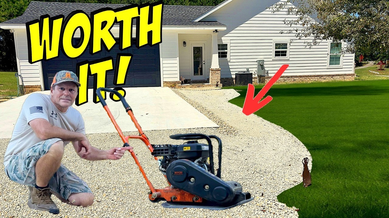 A Plate COMPACTOR Is A MUST Have DIY Tool - YouTube