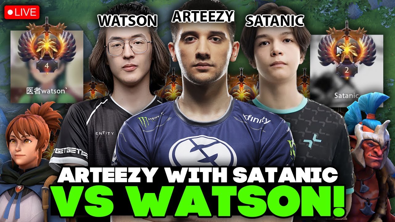 TOP 2 RANK SATANIC выбрал ARTEEZY в TEAM против TOP 4 RANK WATSON!