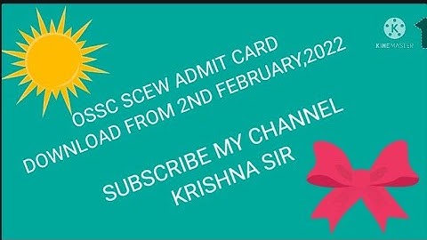 OSSC#Soil Conservation Extension Worker# Admit Card-Feb 2022