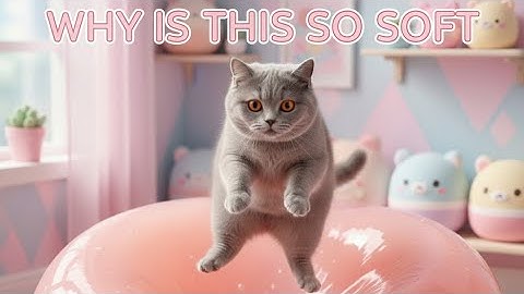 The Most Satisfying Cat Bounce Ever 😭🐱🐾 #cat #ai #asmr (Ganerate Ai)