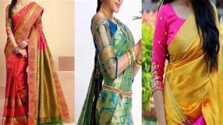 Top 20 Latest Three Fourth Sleeve Blouse Designs Three fourth blouse design - Saree Blouse Design screenshot 3