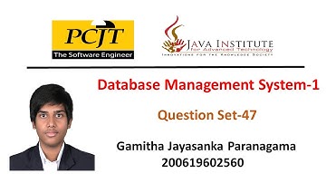Data Base Task 47 | Insert a new Column with a DDL Query | 1st Year | Java Institute | Gamitha