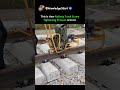 This Is How Railway Track Screw Tightening Process Is Done