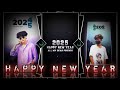 _2025 HAPPY NEW YEARS 🎉" Special New Trending 🚀 song Xml Status Video Alight motion Edit