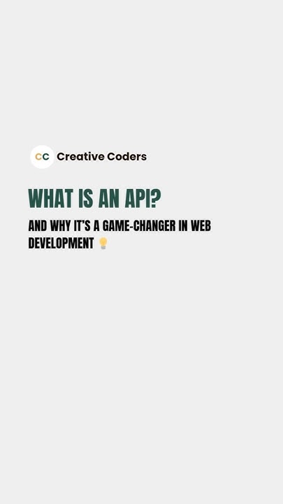What is an API? (Finally Explained in Simple Terms for Beginners) - YouTube