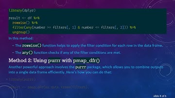 Efficiently Filter Data Frames in R with Multiple Conditions