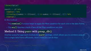 Efficiently Filter Data Frames in R with Multiple Conditions