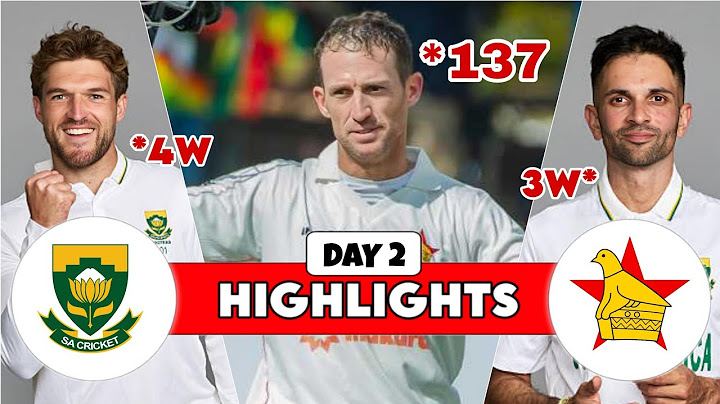 South Africa Vs Zimbabwe 1st Test Day 2 Highlights 2025 | SA Vs ZIM Test Highlights 2025 | SA Vs ZIM