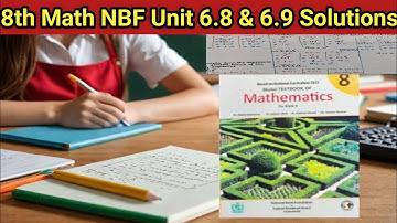 "8th Grade Math: Unit 6.8 & 6.9 Solutions - Step-by-Step Guide!"