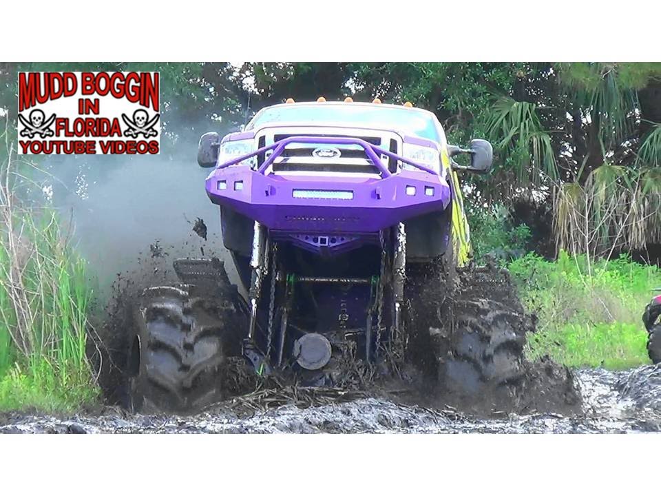 mud racing cars Lucifer...Ford Monster Truck...Givin' it Hell..Bounty Hole