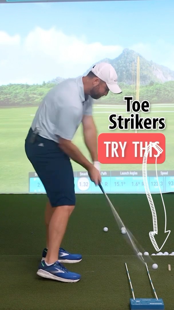 Get more consistency in your ball striking by doing this one drill #swingcoach #golf