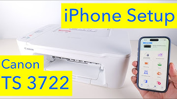 Canon Pixma TS3722 Smartphone WiFi Setup - iPhone and Android Wireless Setup