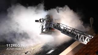 Grote Brand Leidse Slootweg Woubrugge