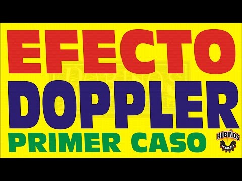 EFECTO DOPPLER-PRIMER CASO