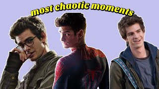 andrew garfield being the most chaotic spiderman for 9 minutes straight